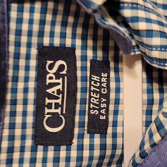 Men's Plaid Button Long Sleeved Dress Shirt - Picture 3 of 7